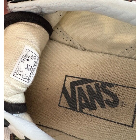 Vans 6 Cherry Checkered Sneaker Skater Shoes Men's Size 4.5 slip on - Picture 12 of 12